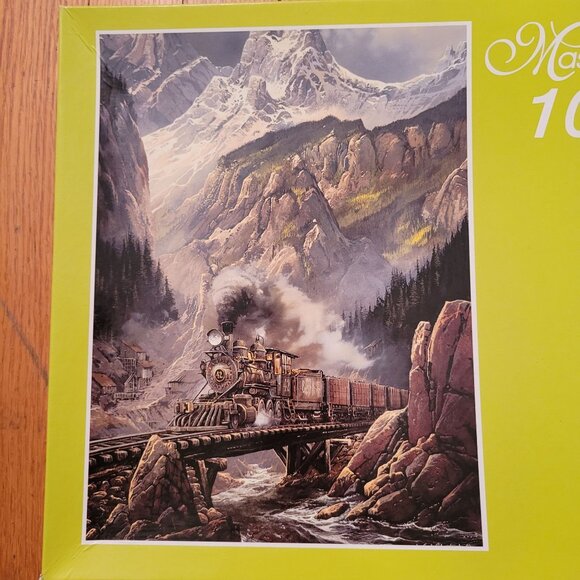 NEW RoseArt 1000 Piece Puzzle Factory Sealed Masterworks Heading Thru The Ozarks - Picture 2 of 4